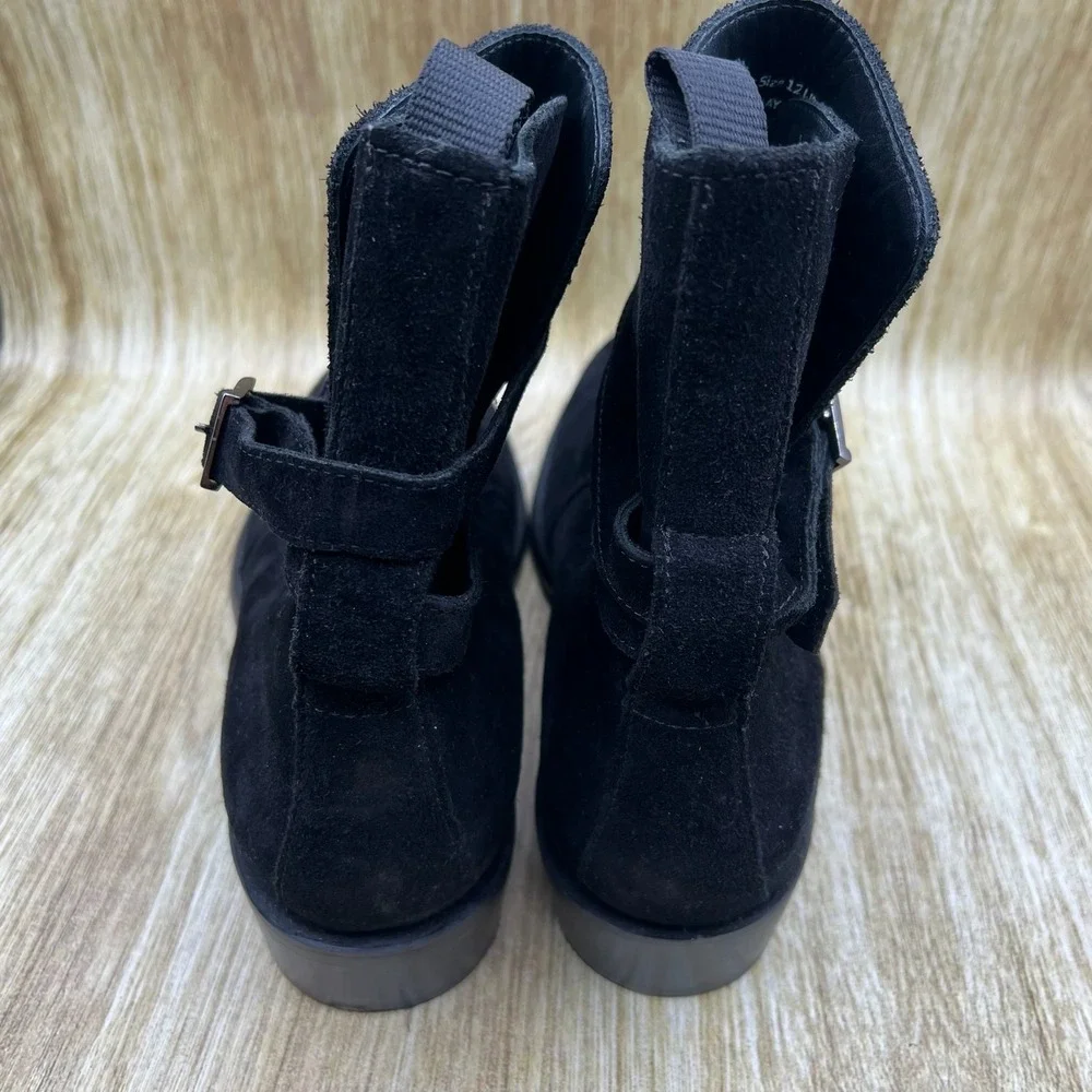 Thursday Boot Company Rogue Jodhpur Boots Men's Size 12 Black Suede Buckle Strap
